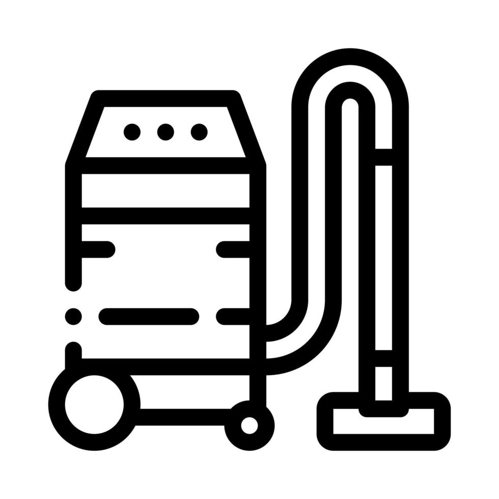 illustration vectorielle de l'icône de l'aspirateur domestique vecteur