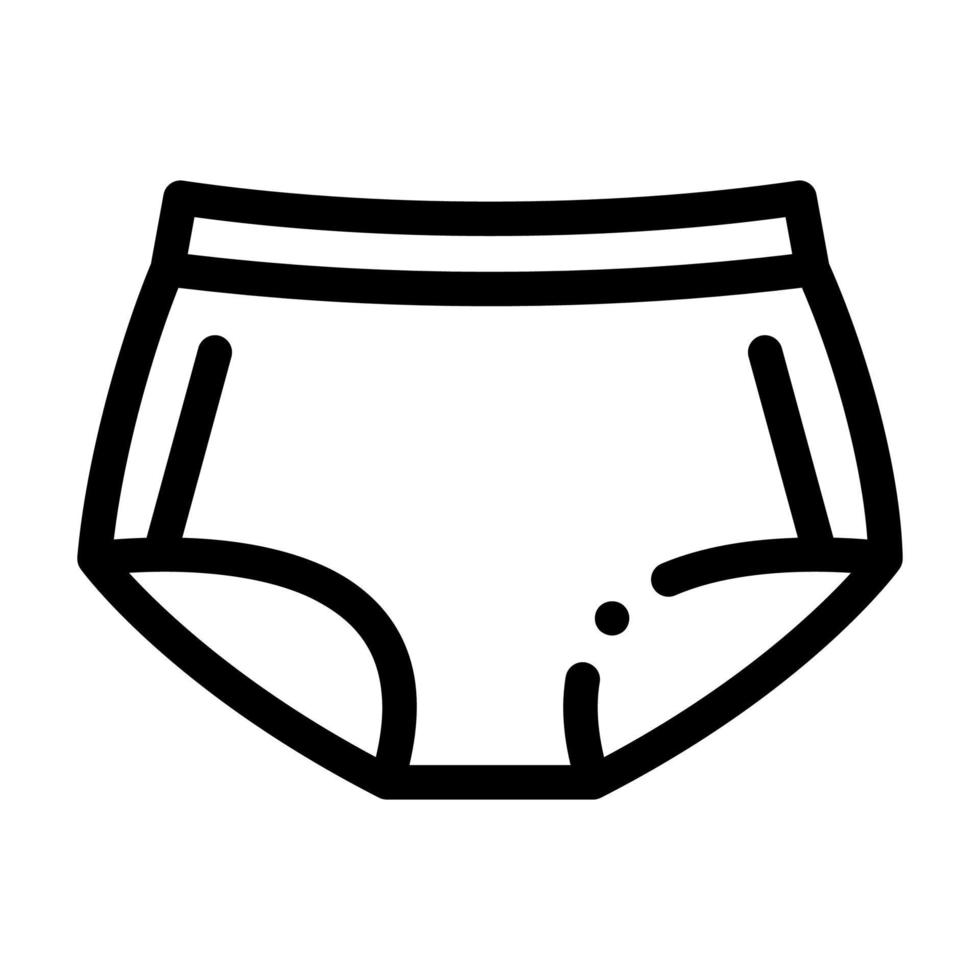 illustration de contour vectoriel icône pantalon maxi