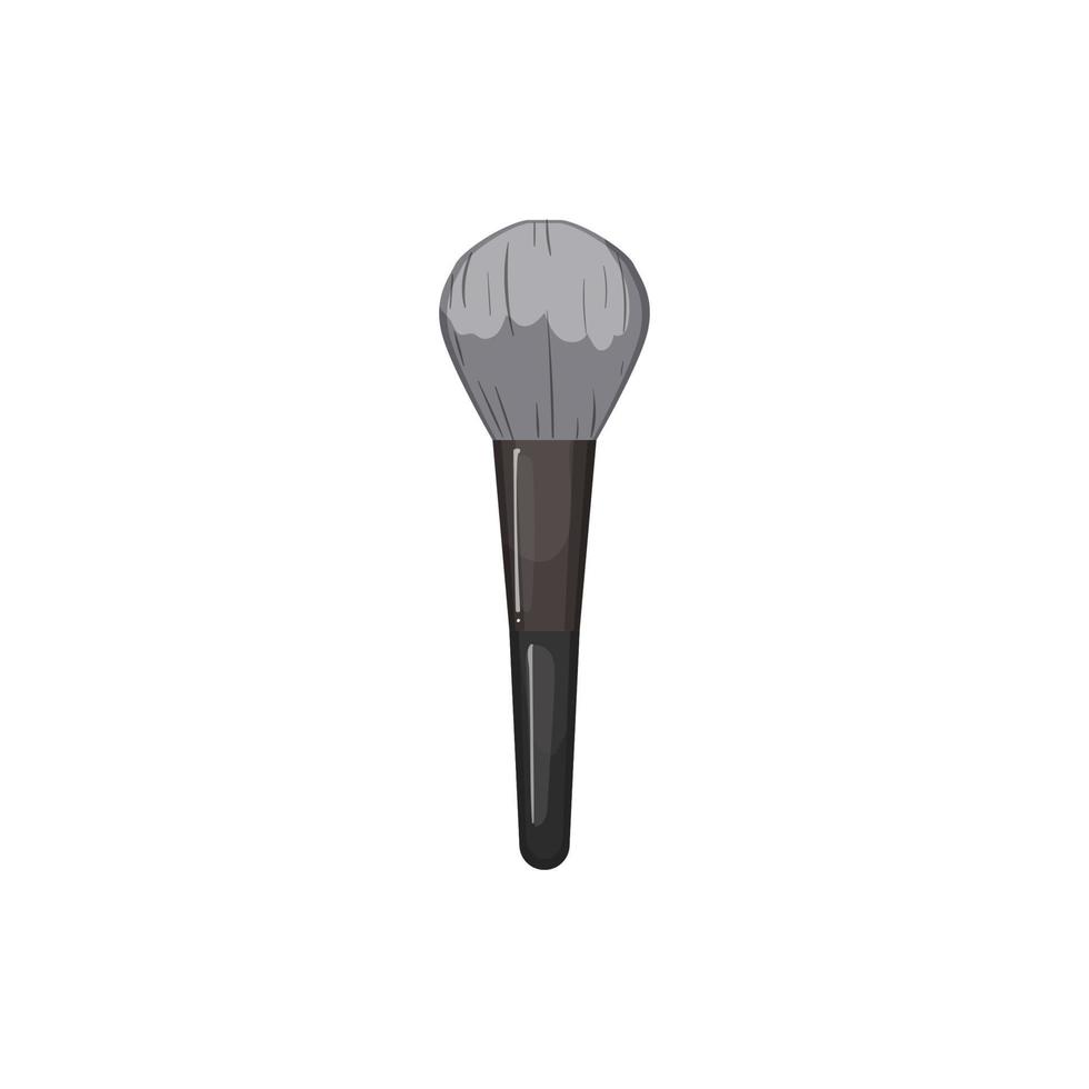 illustration vectorielle de dessin animé brosse cosmétique faciale vecteur