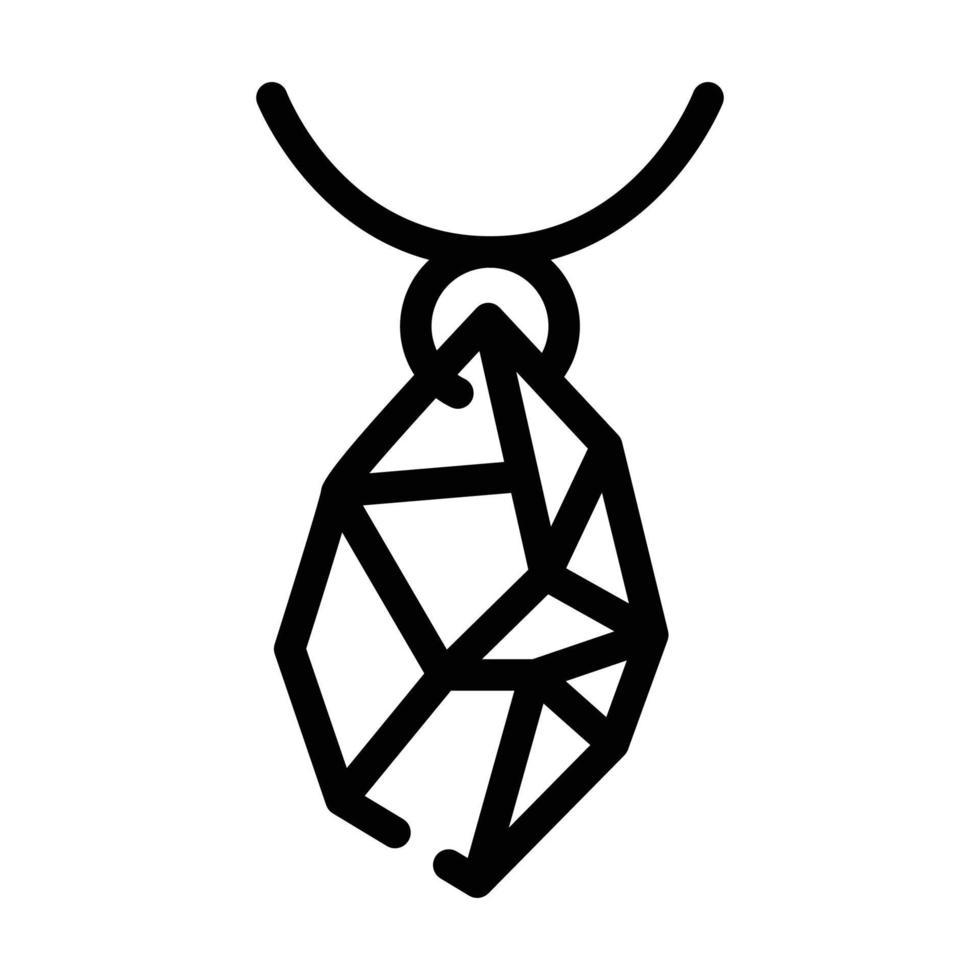 illustration vectorielle de l'icône de la ligne de fabrication de bijoux vecteur