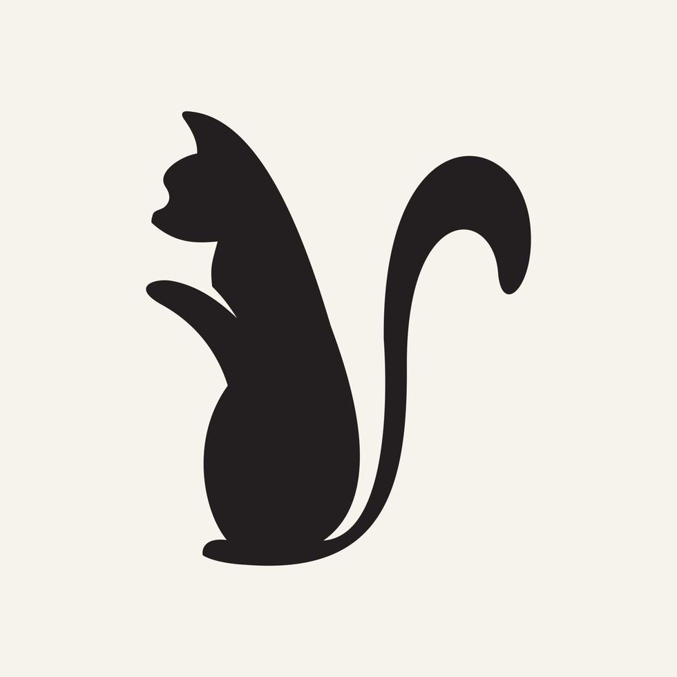 logo d'animaux mignons vecteur