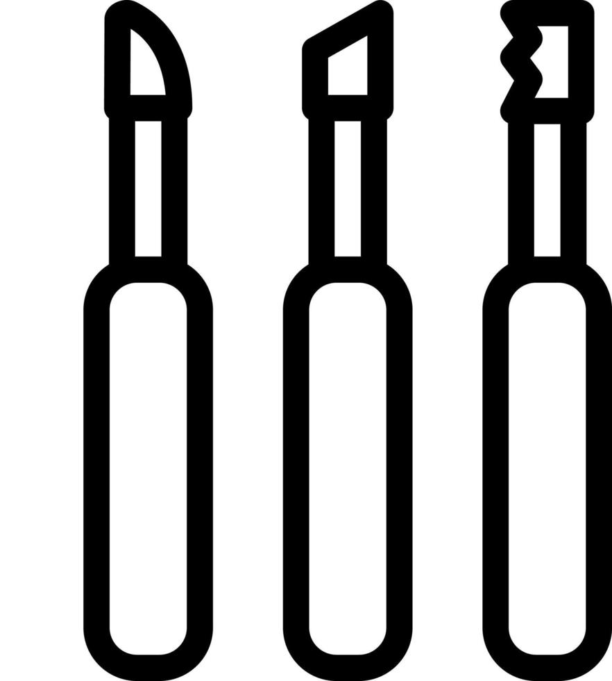 conception d'icônes d'outils de travail vecteur