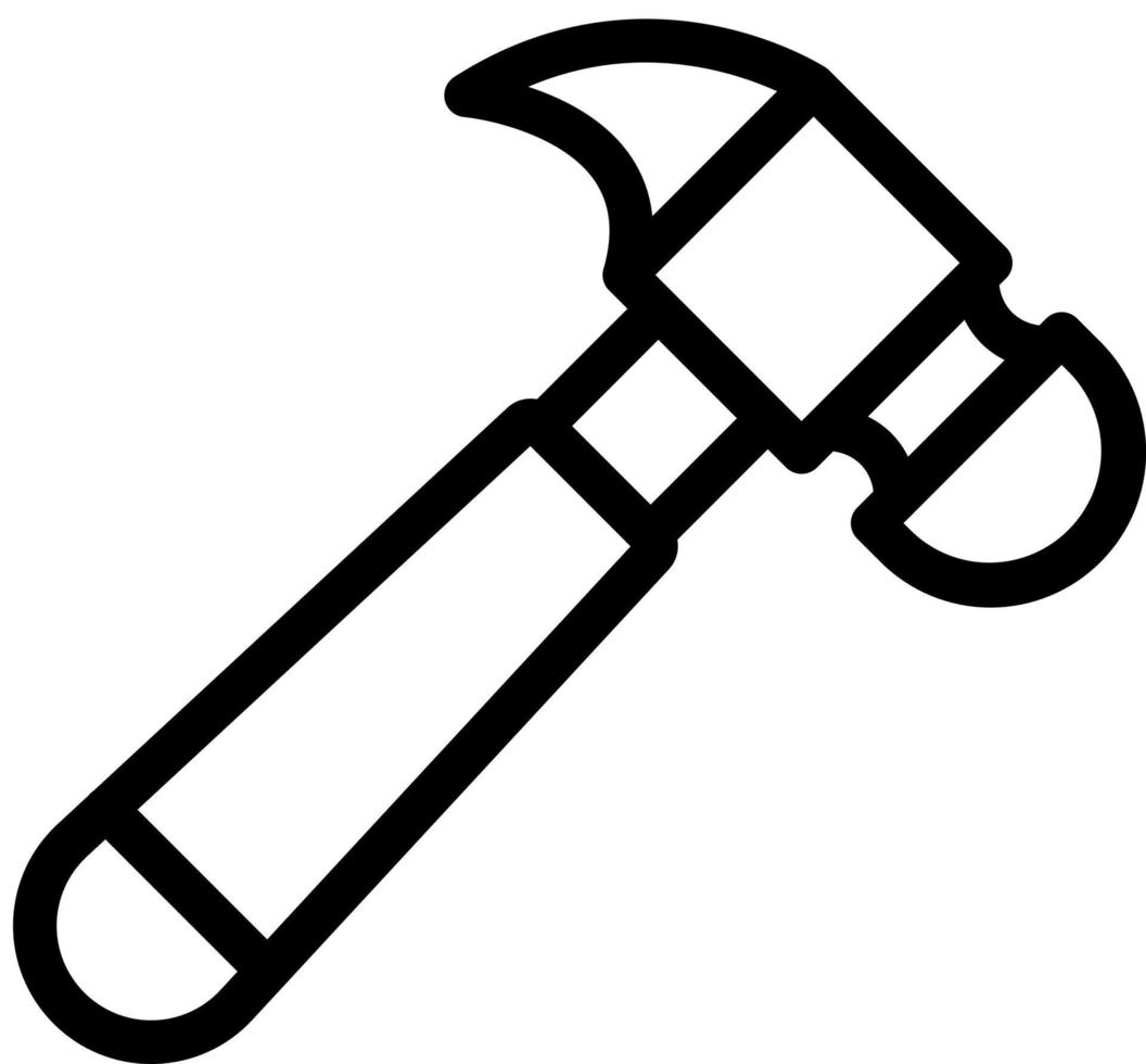 conception d'icône de marteau vecteur