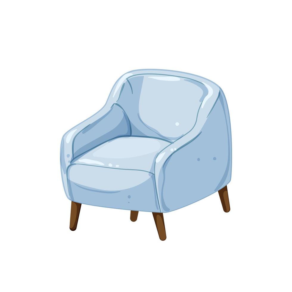 fauteuil intérieur chaise dessin animé illustration vectorielle vecteur