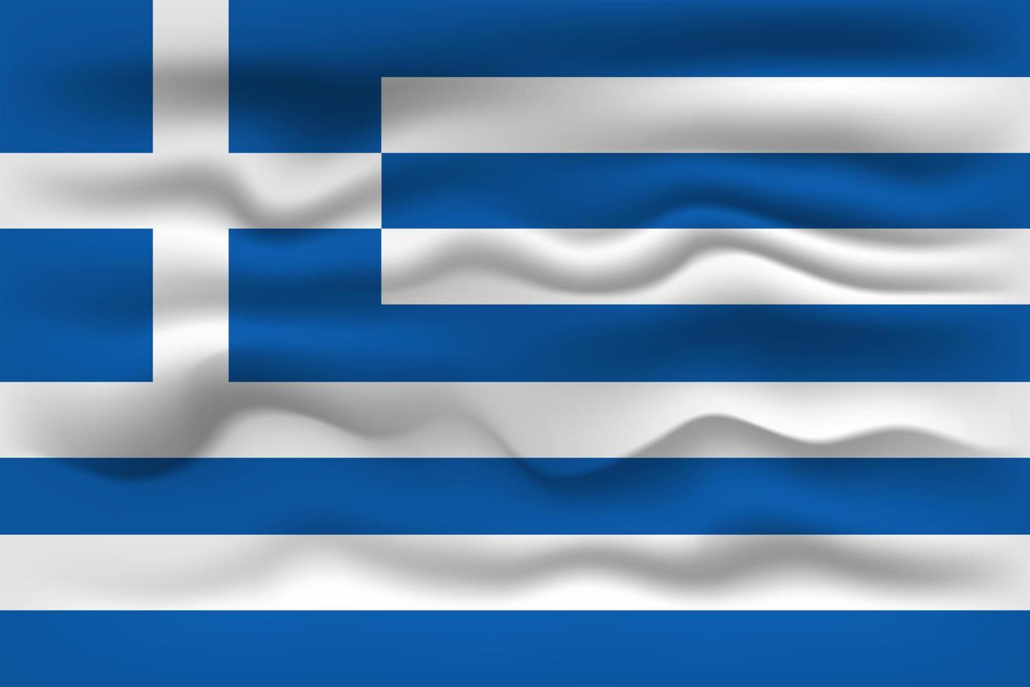 agitant le drapeau du pays grèce. illustration vectorielle. vecteur