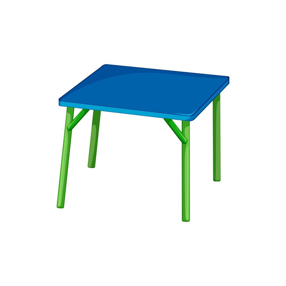 chambre enfant table dessin animé illustration vectorielle vecteur