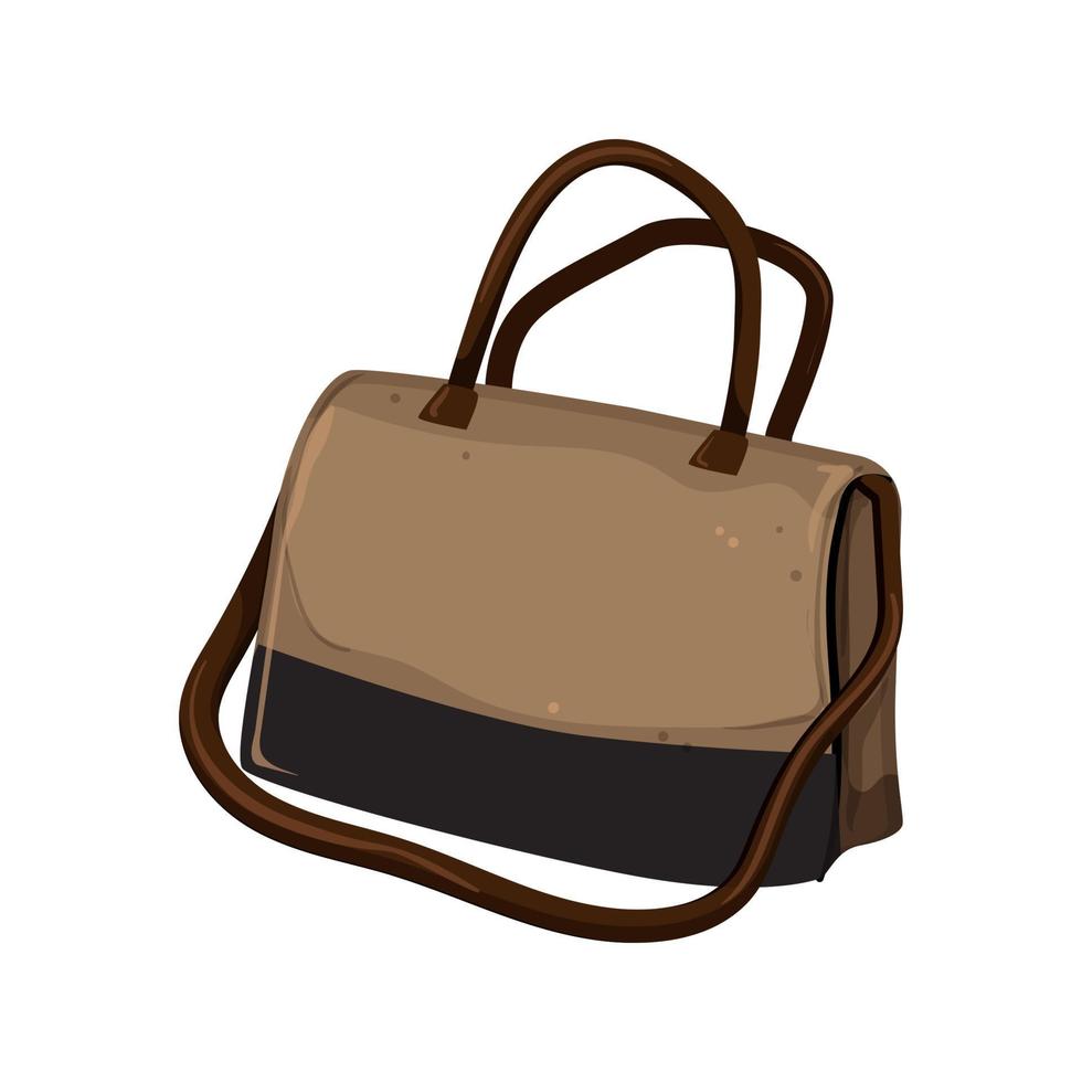 illustration vectorielle de dessin animé de sac d'ordinateur portable moderne vecteur