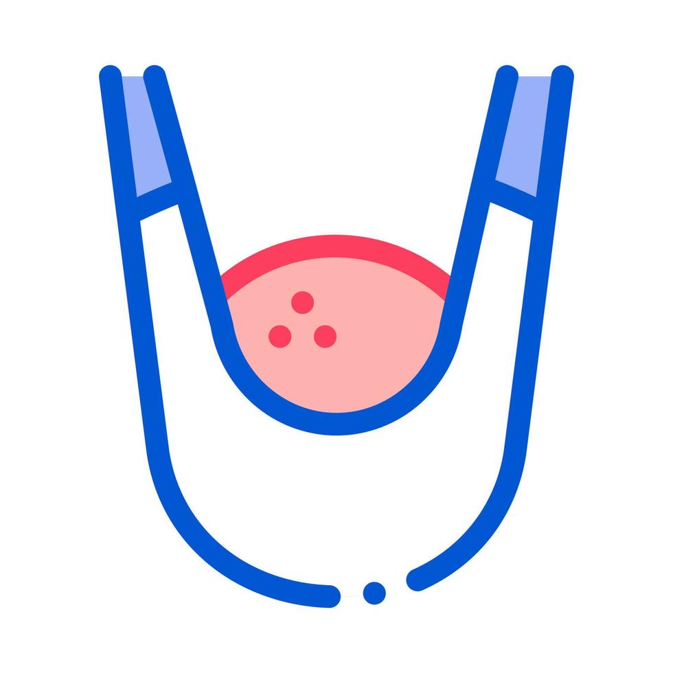 illustration vectorielle de l'icône du nettoyeur de sac à billes vecteur