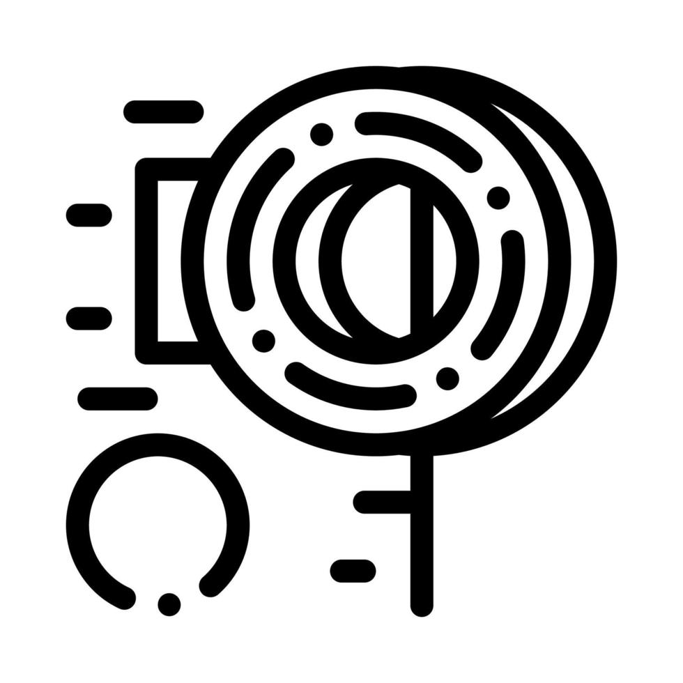 illustration vectorielle de l'icône du jeu de balle folklorique vecteur