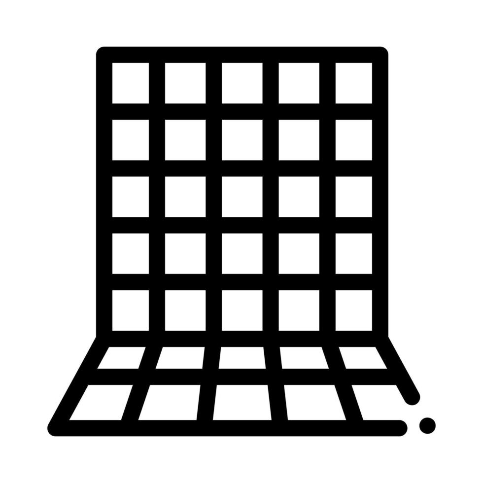 pose de tuiles carrées sur l'illustration vectorielle de l'icône du mur vecteur