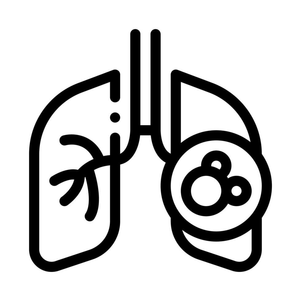 illustration de contour vectoriel icône de pompage d'air