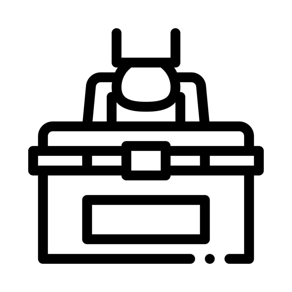 outils pour réparer l'illustration du contour vectoriel de l'icône