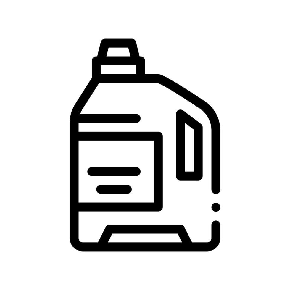 icône de vecteur de bouteille de liquide de lavage de service de blanchisserie