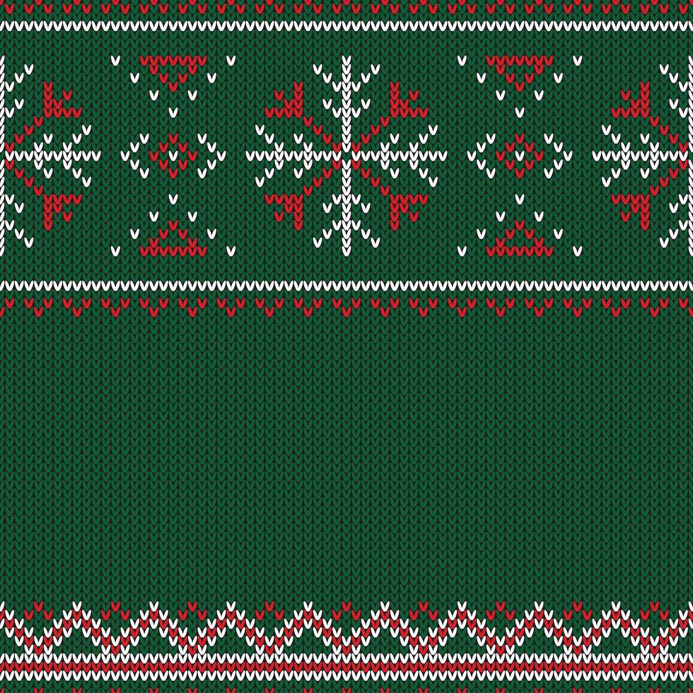 motif tricoté de Noël vecteur