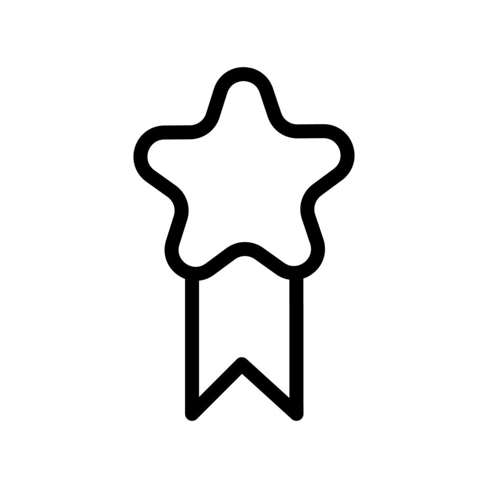 icône de ligne de badge isolé sur fond blanc. icône noire plate mince sur le style de contour moderne. symbole linéaire et trait modifiable. illustration vectorielle de trait parfait simple et pixel. vecteur