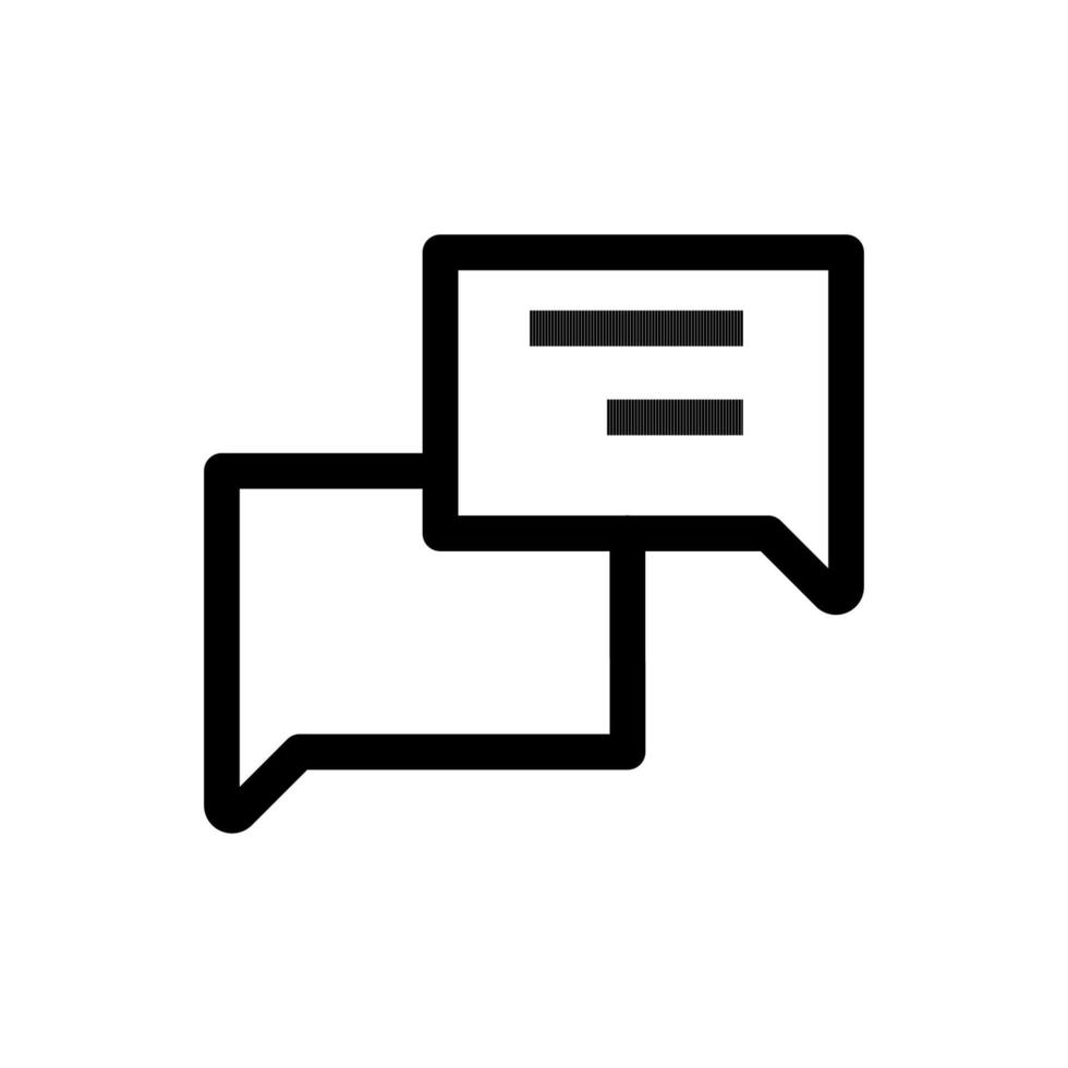 icône de ligne de communication isolé sur fond blanc. icône noire plate mince sur le style de contour moderne. symbole linéaire et trait modifiable. illustration vectorielle de trait parfait simple et pixel. vecteur