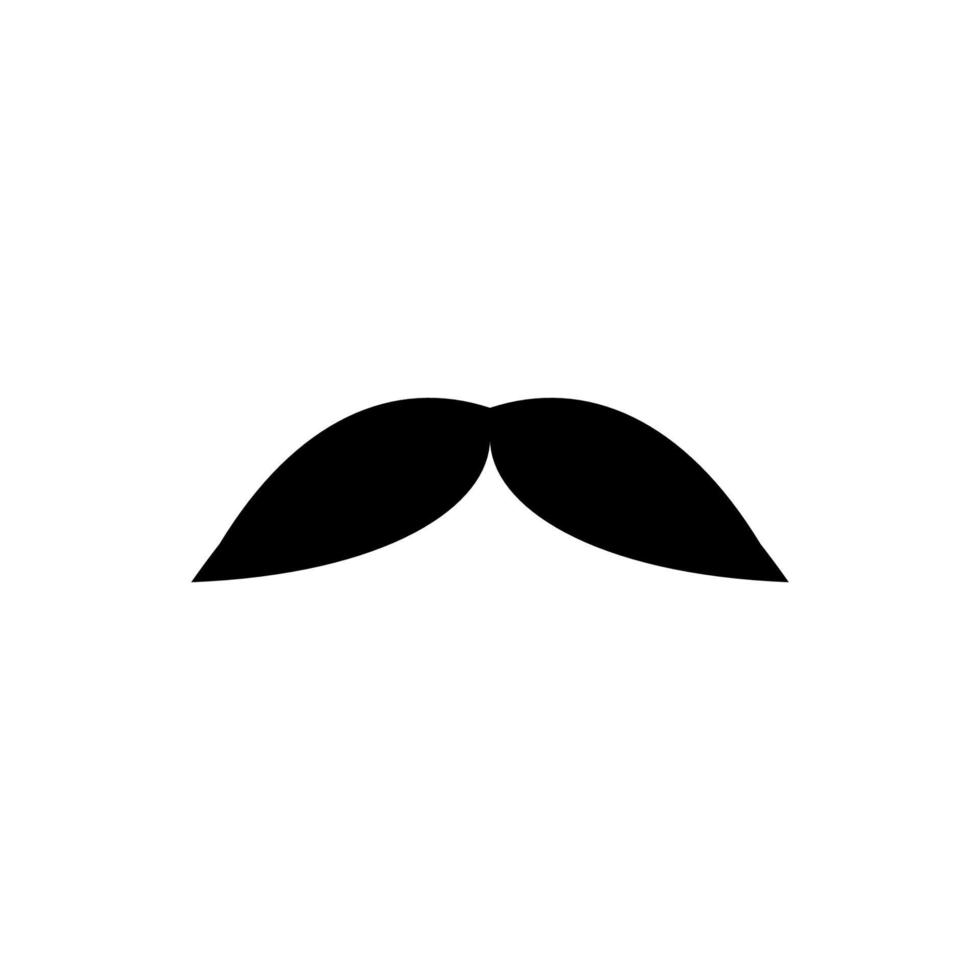 icône de moustache rétro. symbole de fond d'affiche de grande vente de salon de coiffure homme de style simple. élément de conception de logo de marque de salon de coiffure homme. impression de t-shirts. vecteur pour autocollant.