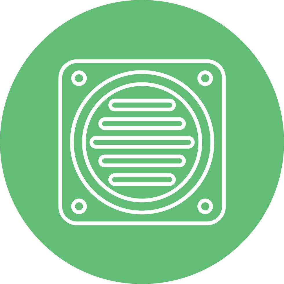 icône de fond de cercle de ligne de vidange vecteur