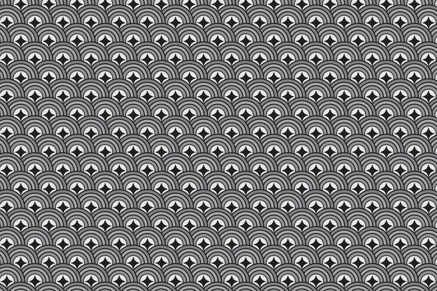 sans couture avec des éléments géométriques dans des tons gris-noirs. fond abstrait vecteur