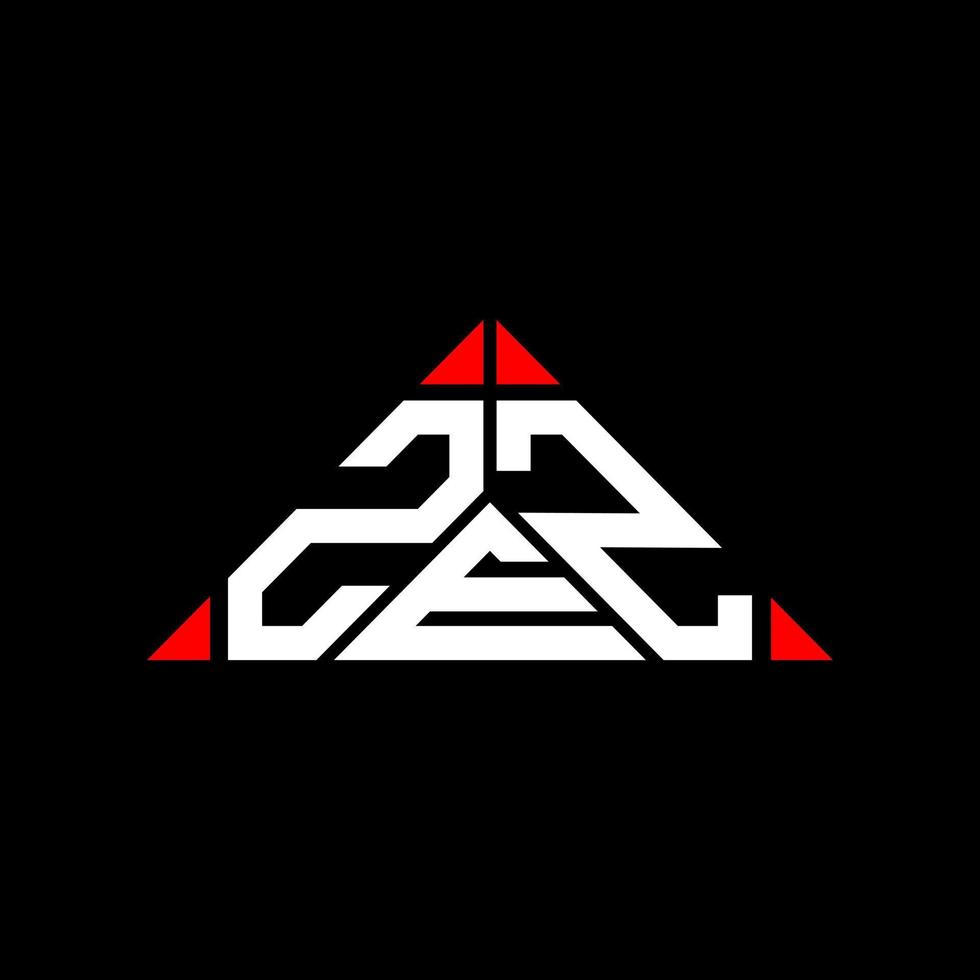 création de logo de lettre zez avec graphique vectoriel, logo zez simple et moderne. vecteur