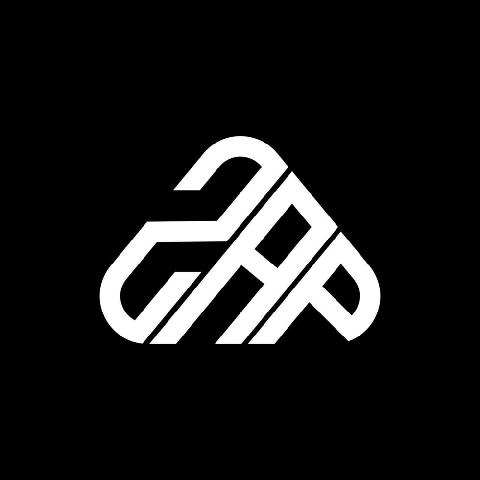 conception créative de logo de lettre zap avec graphique vectoriel, logo zap simple et moderne. vecteur