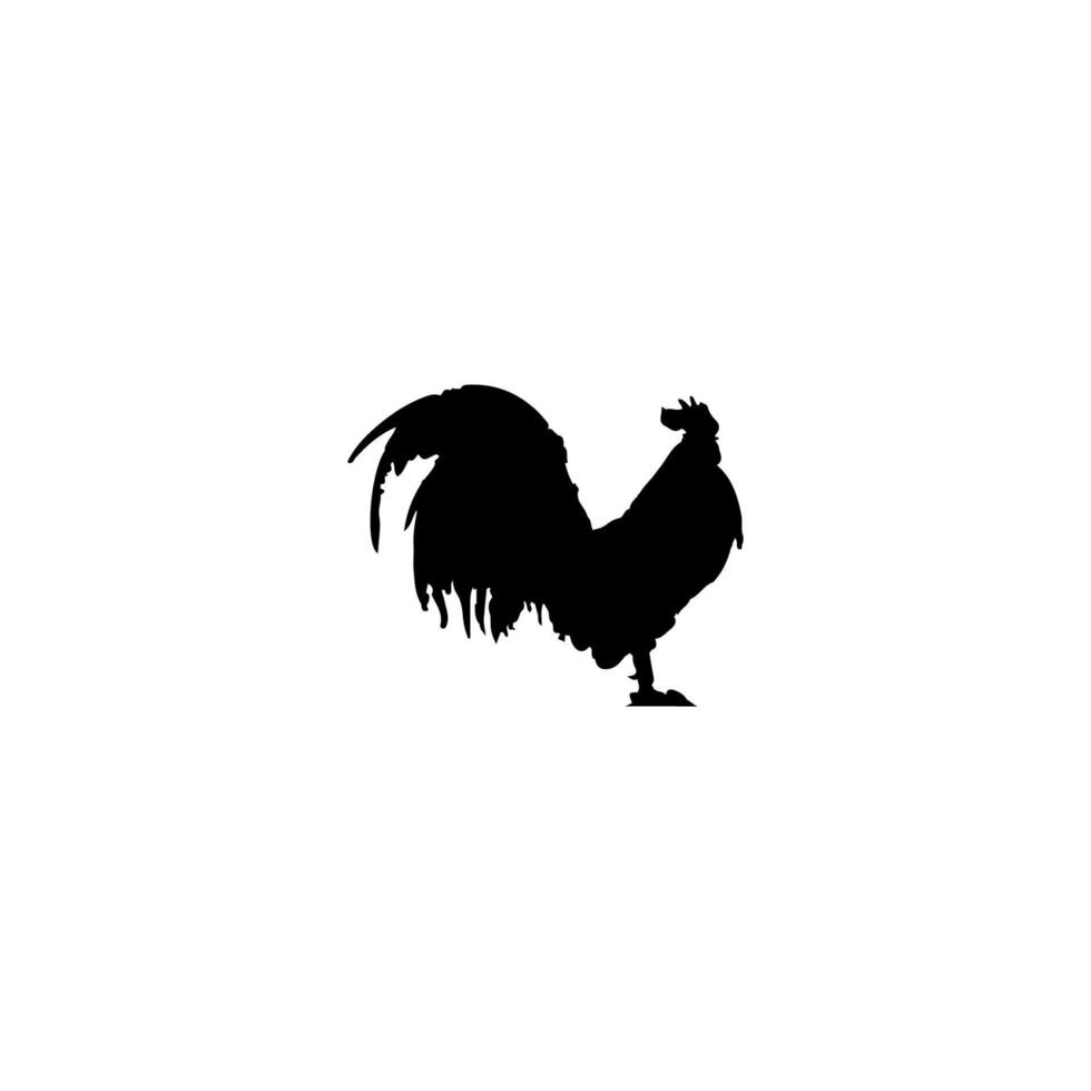 icône de coq. symbole de fond d'affiche de grande vente de nourriture de coq de style simple. élément de conception de logo de marque de coq. impression de t-shirt de coq. vecteur pour autocollant.