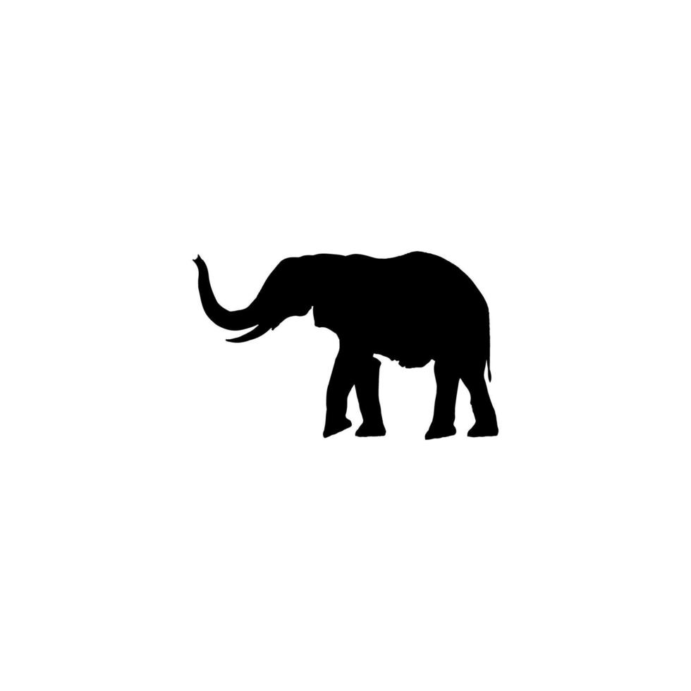 icône d'éléphant. symbole d'arrière-plan d'affiche de grande vente d'agence de voyage safari de style simple. élément de conception de logo de marque. impression de t-shirts. vecteur pour autocollant.