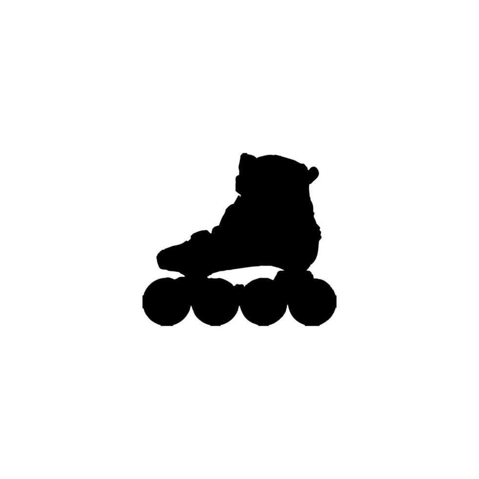 icône de patins à roulettes. symbole de fond d'affiche de grande vente de patin à roulettes de style simple. élément de conception de logo de marque de patin à roulettes. impression de t-shirt de patin à roulettes. vecteur pour autocollant.