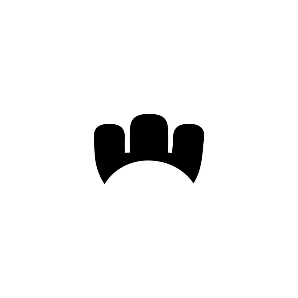 icône de la couronne. symbole de fond d'affiche de grande vente de magasin de bijoux de style simple. élément de conception de logo de marque de luxe. impression de t-shirt couronne. vecteur pour autocollant.