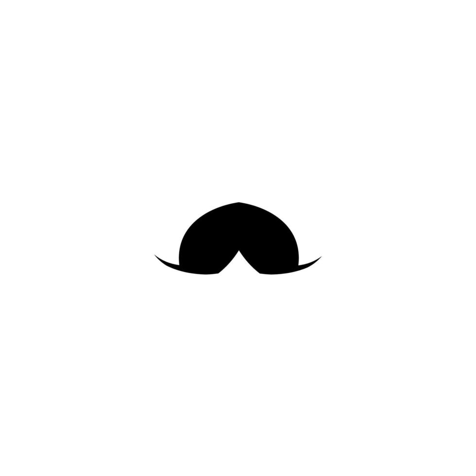 icône de la moustache. symbole d'arrière-plan d'affiche de grande vente de société de bière de style simple. élément de conception de logo de marque de bière. impression de t-shirt moustache. vecteur pour autocollant.