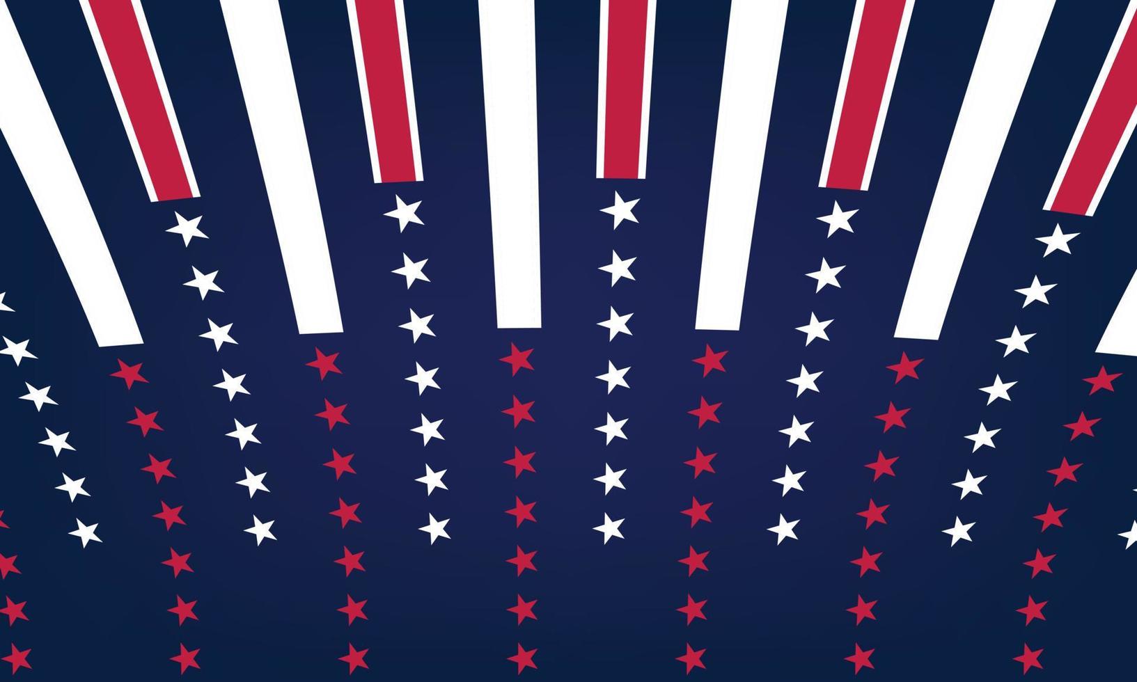 diviseur de frontière patriotique drapeau américain des états-unis. vecteur