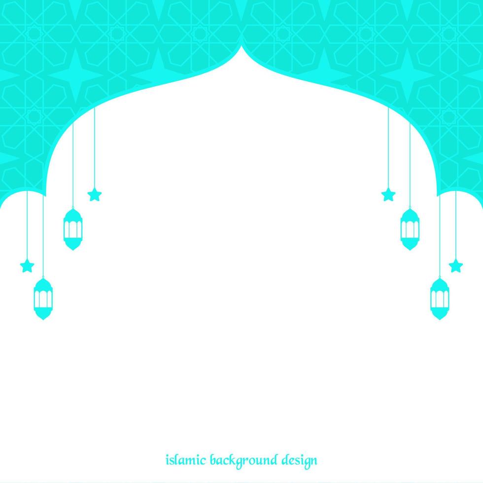 design de fond avec thème islamique et ramadan vecteur