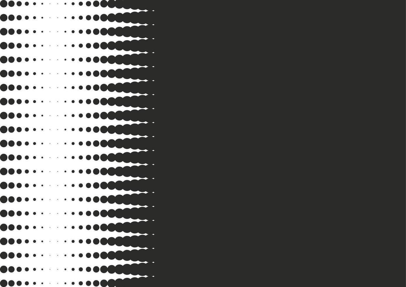 fond pointillé noir avec espace de texte. bannière vecteur