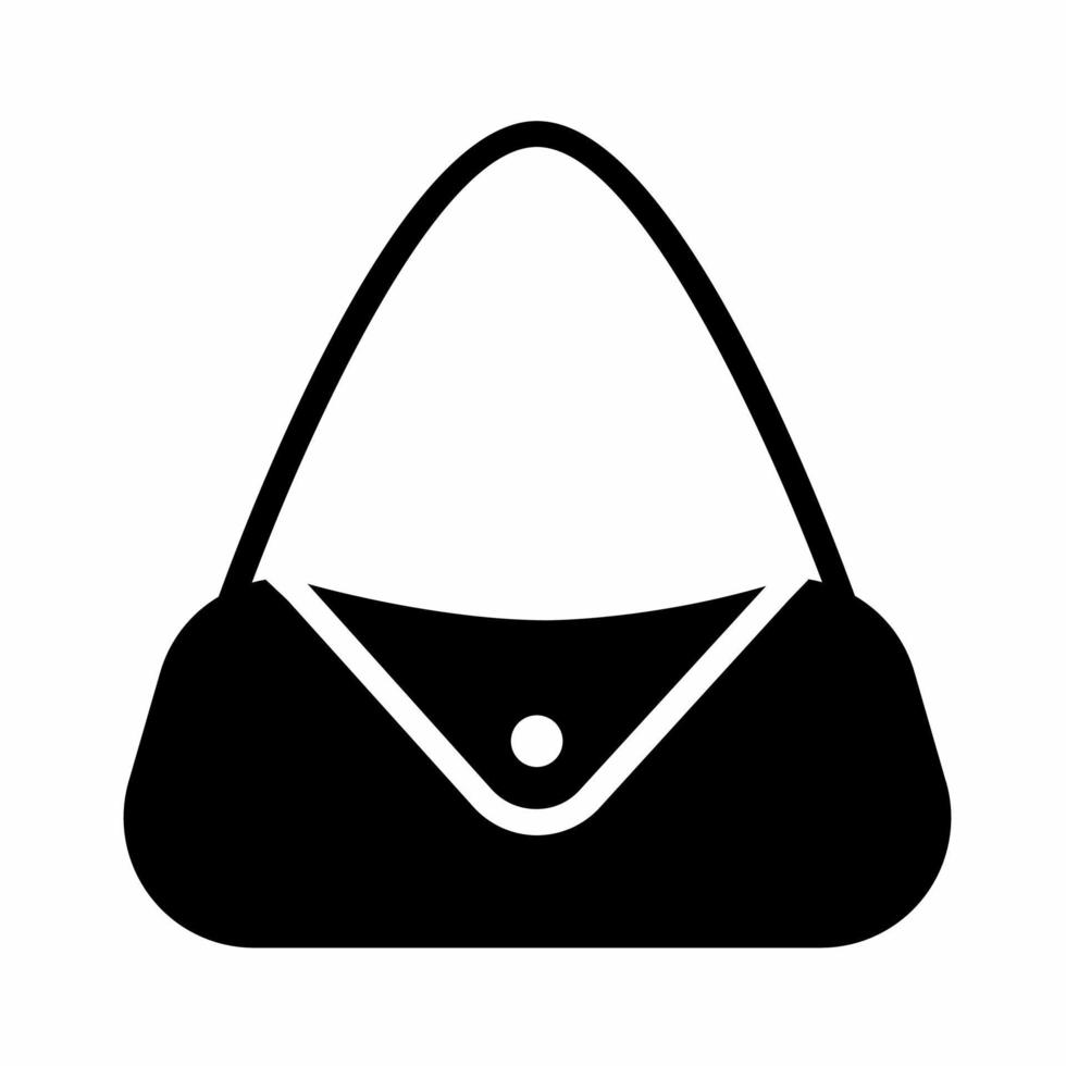 modèle d'illustration d'icône de sac femme. vecteur de stock.