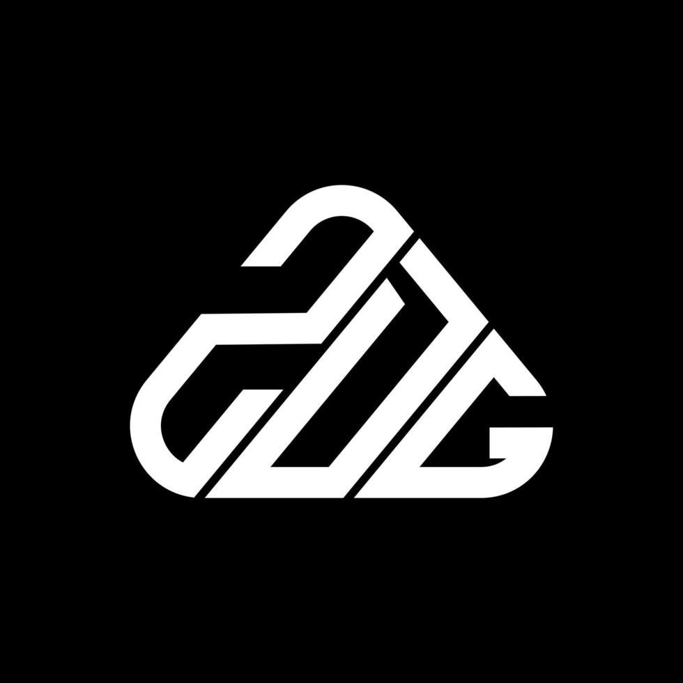 création de logo de lettre zdg avec graphique vectoriel, logo zdg simple et moderne. vecteur