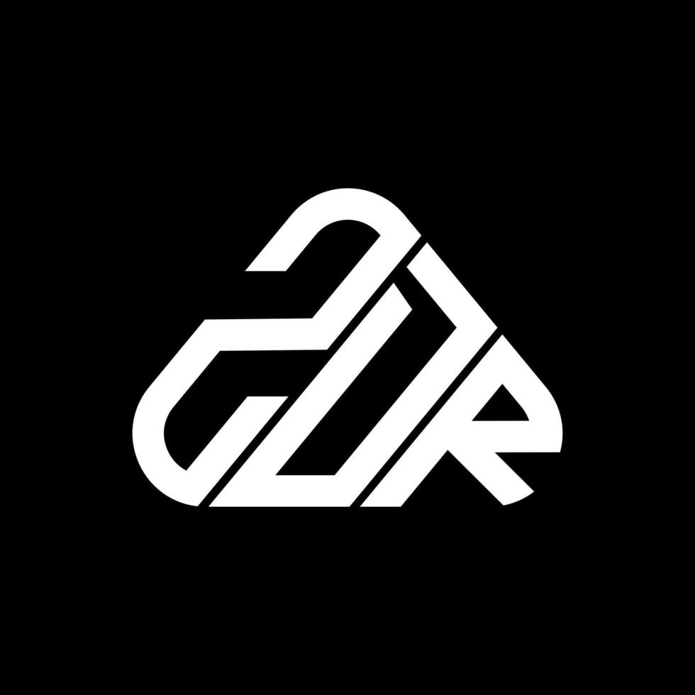 création de logo de lettre zdr avec graphique vectoriel, logo zdr simple et moderne. vecteur