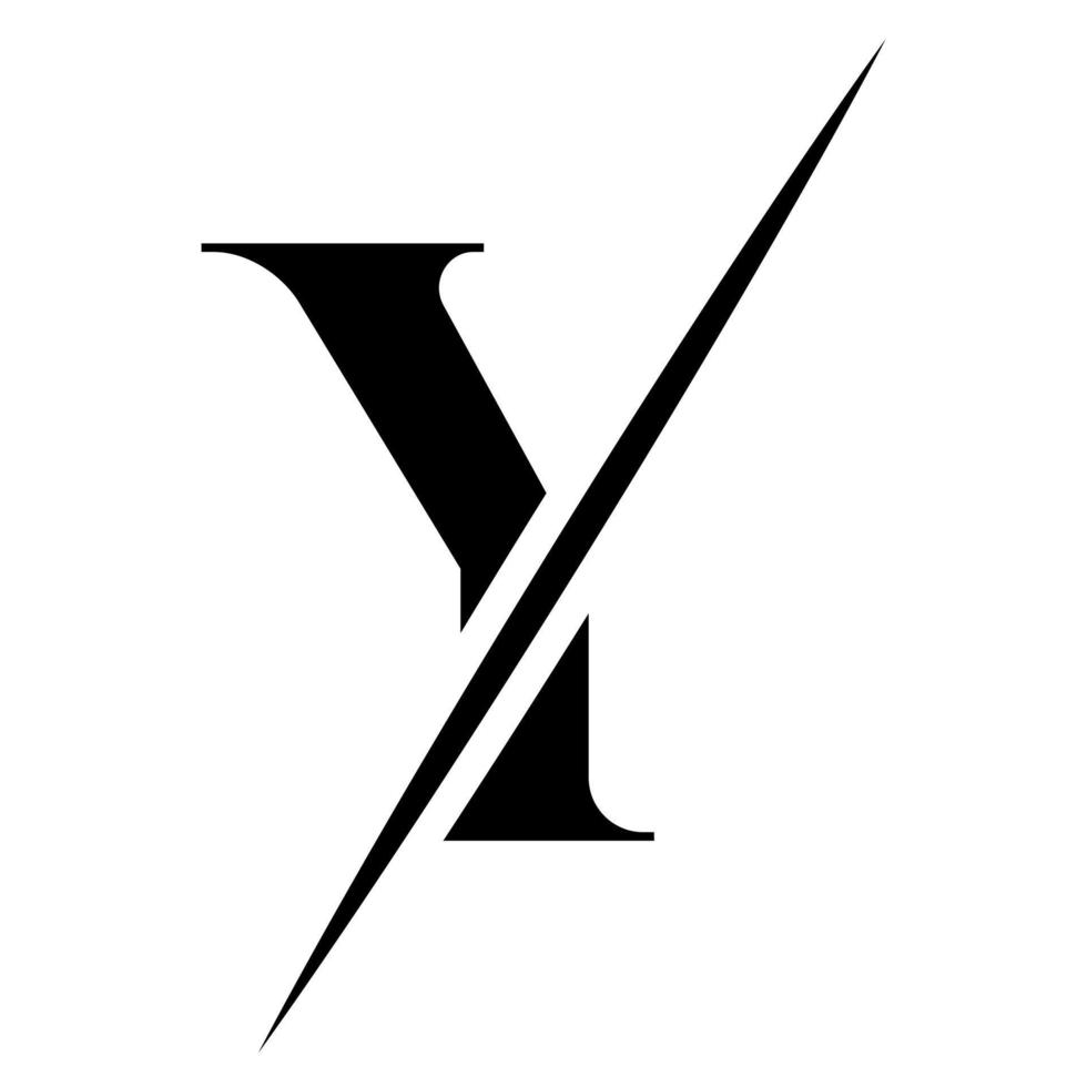 modèle de conception de logotype lettre monogramme y. création de logo de luxe, de beauté et de mode vecteur