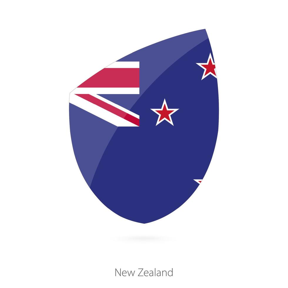 drapeau de la nouvelle-zélande. vecteur