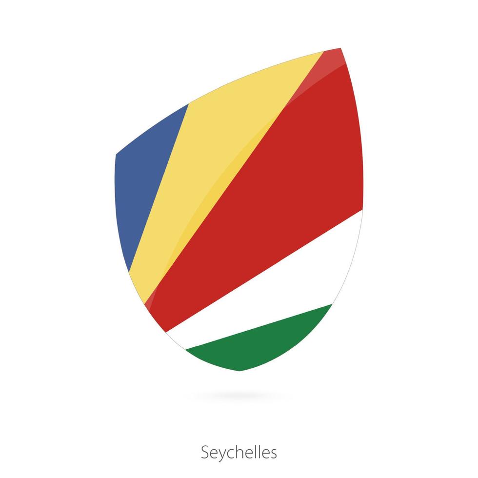 drapeau des seychelles. vecteur