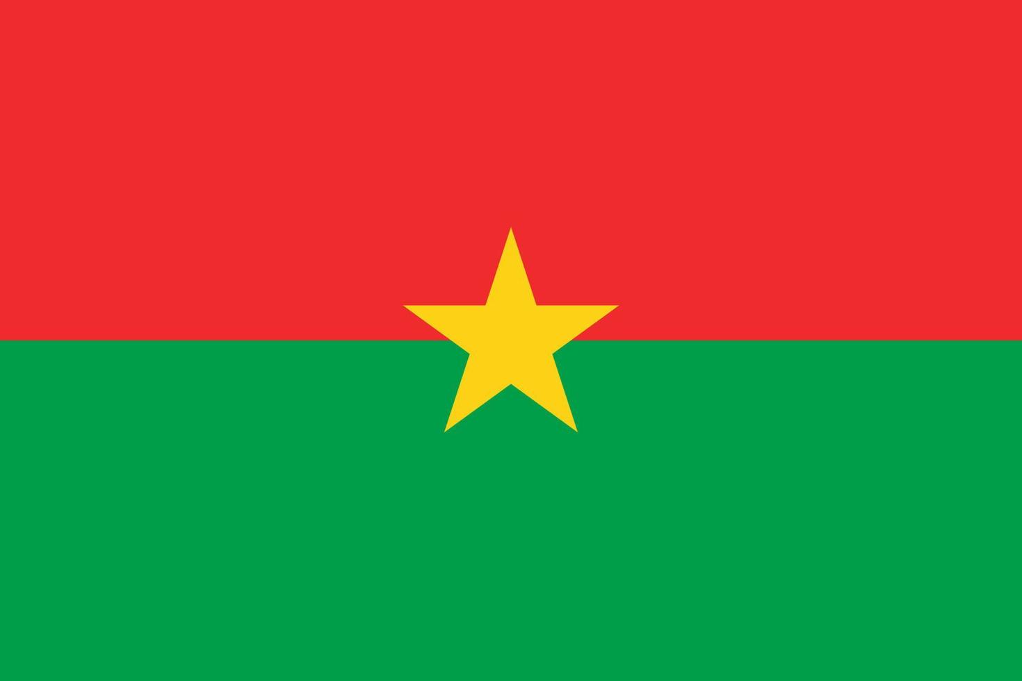 illustration simple du drapeau du burkina faso pour le jour de lindépendance ou les élections vecteur