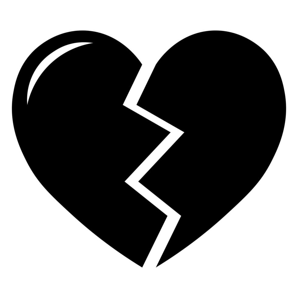 illustration simple de l'icône du cœur pour st. La Saint-Valentin vecteur