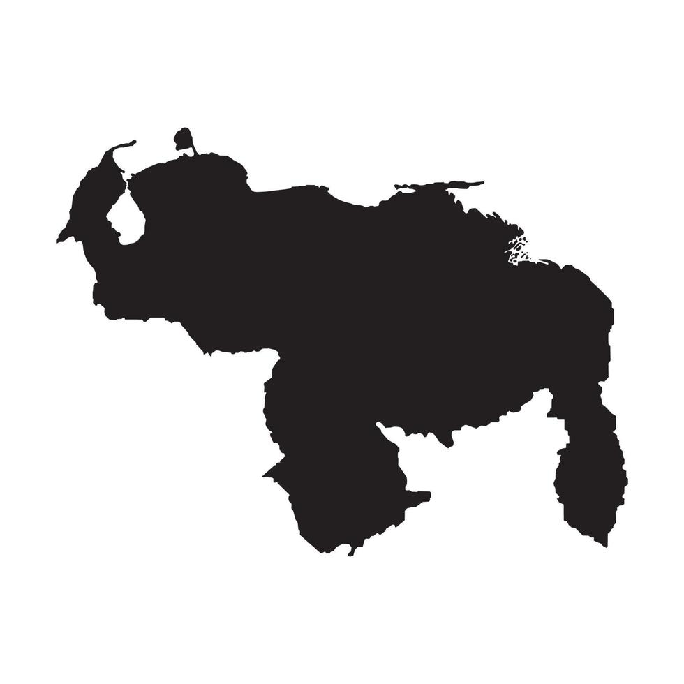 icône de la carte du venezuela vecteur