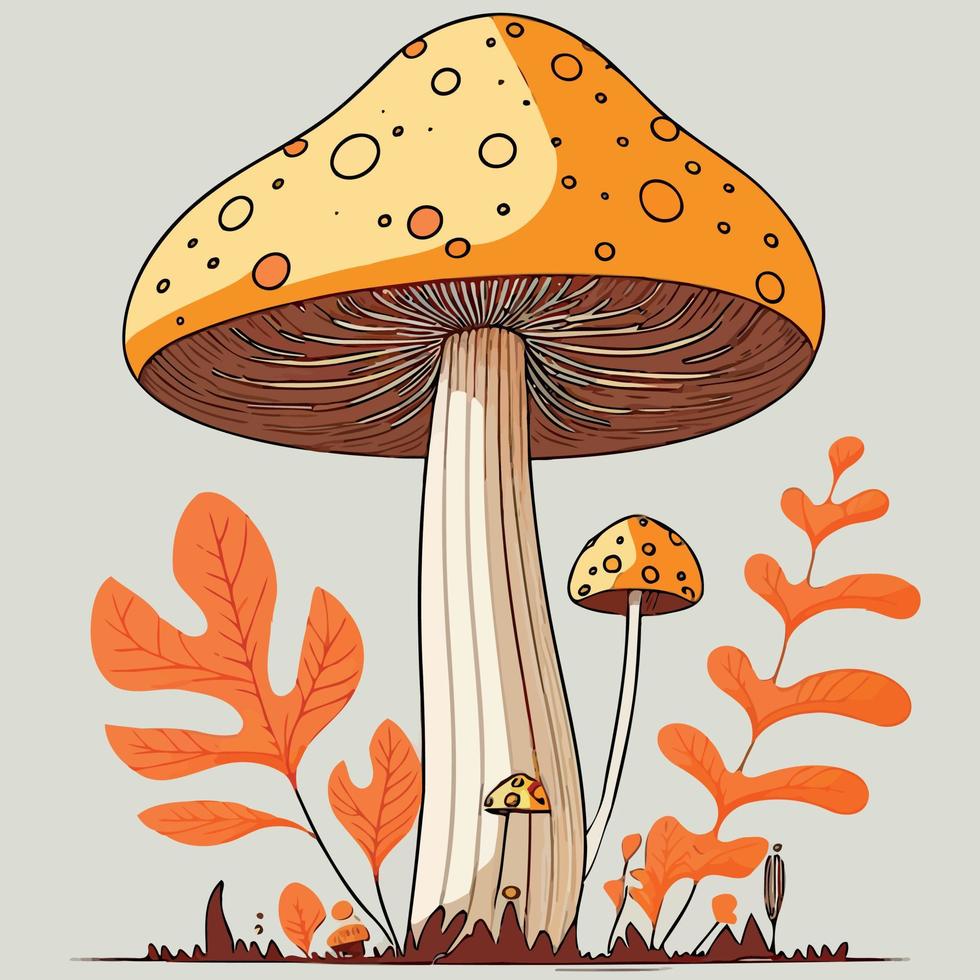 illustration de champignon champignon vecteur