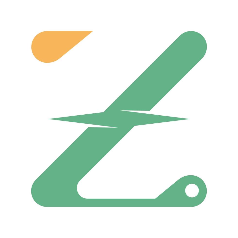 création d'icône logo lettre z vecteur