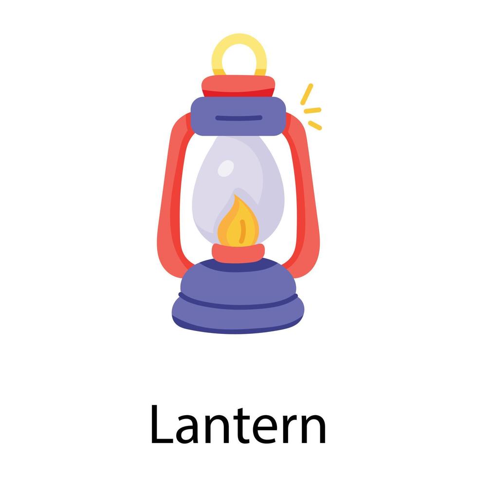 concepts de lanterne à la mode vecteur