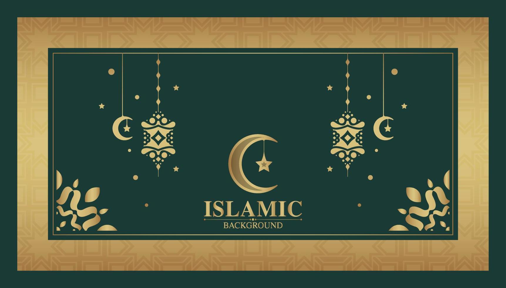 décoration élégante fond islamique vecteur