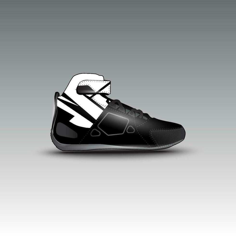 conception de chaussures de course de dragsters avec motif vectoriel de course gravis