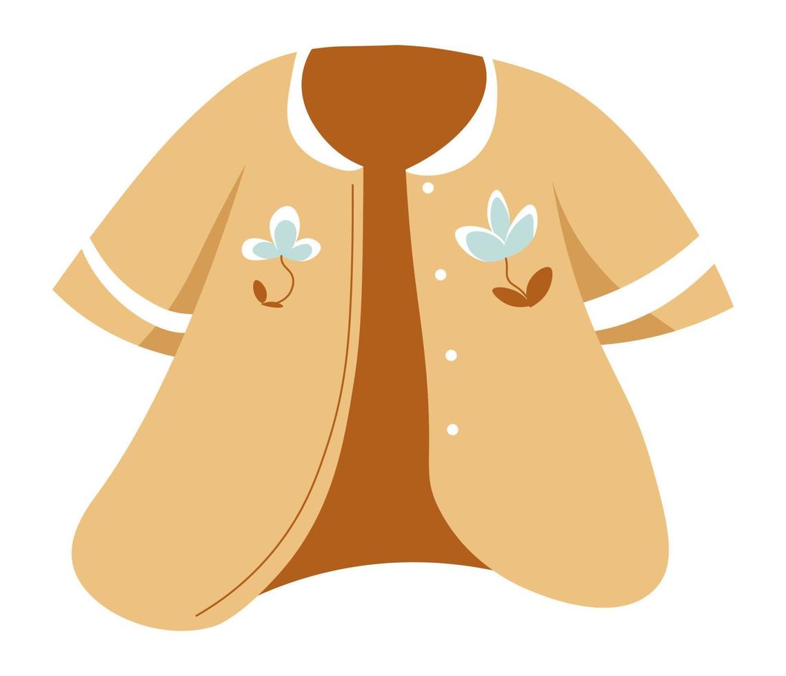 chemise féminine pour enfants filles, manteau d'automne vecteur