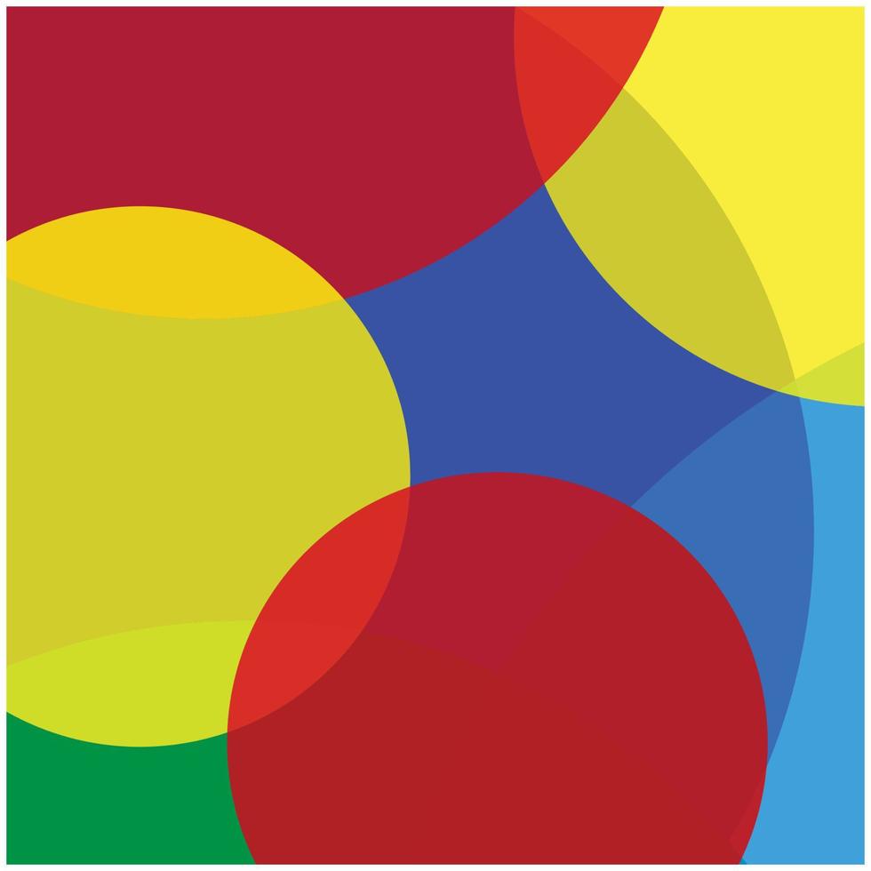 cercle coloré mélange abstrait logo background.vector design vecteur