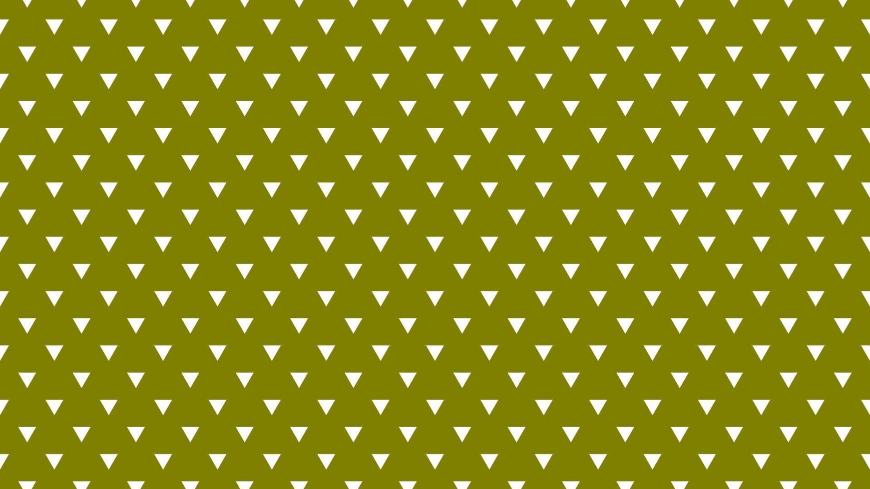 triangles de couleur blanche sur fond vert olive vecteur